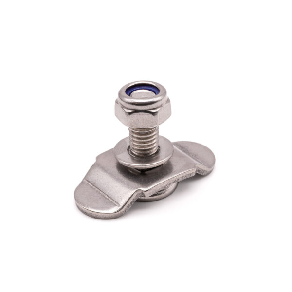 Edelstahl Airlineschiene Schraubfitting M8x15, 30 oder 50mm V2A – Bild 2
