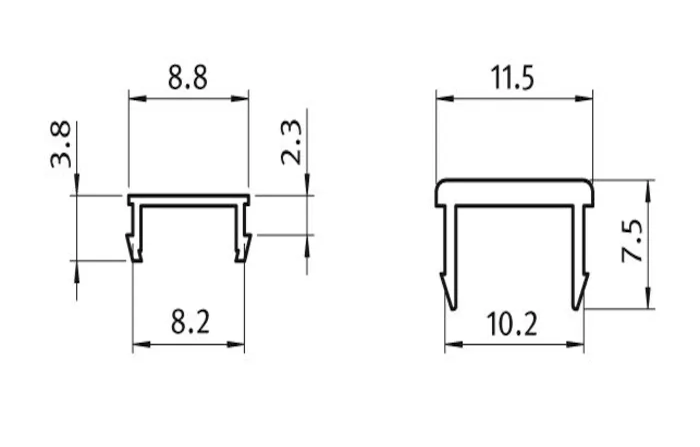 Abdeckprofil Nut B – Bild 2